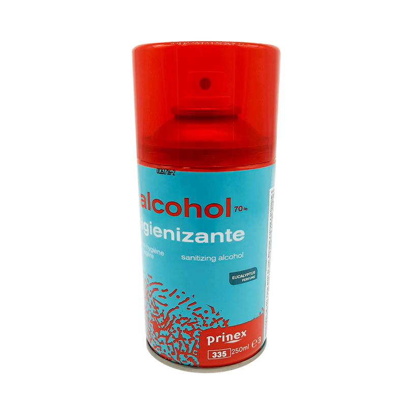 ÁLCOOL HIGIENIZANTE PRINEX 250ml