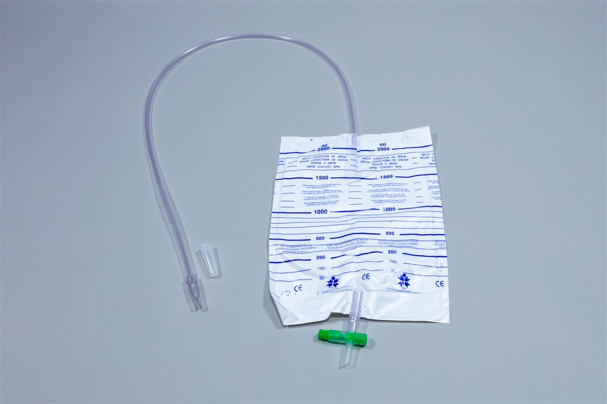 Urine Collection Bag 2000ml Non-return Valve