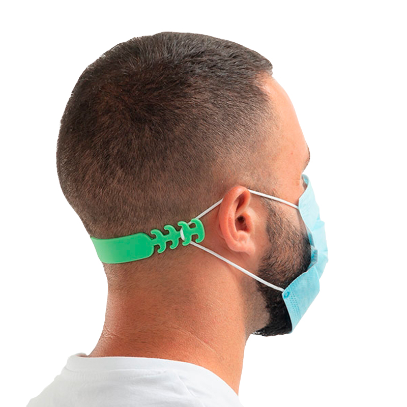 Clip Extensor verde para máscara