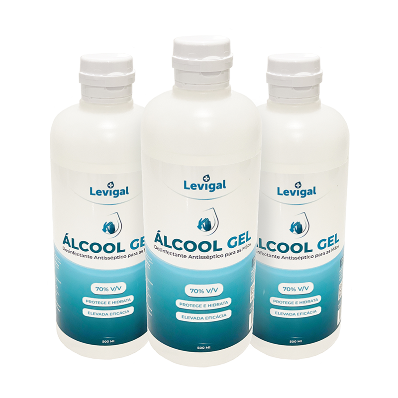 Álcool Gel 70% v/v - 500ml - PMH - Produtos Médicos Hospitalares, S.A