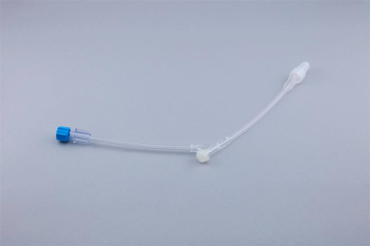 Standard extension with injection point, Male Female Luer Lock