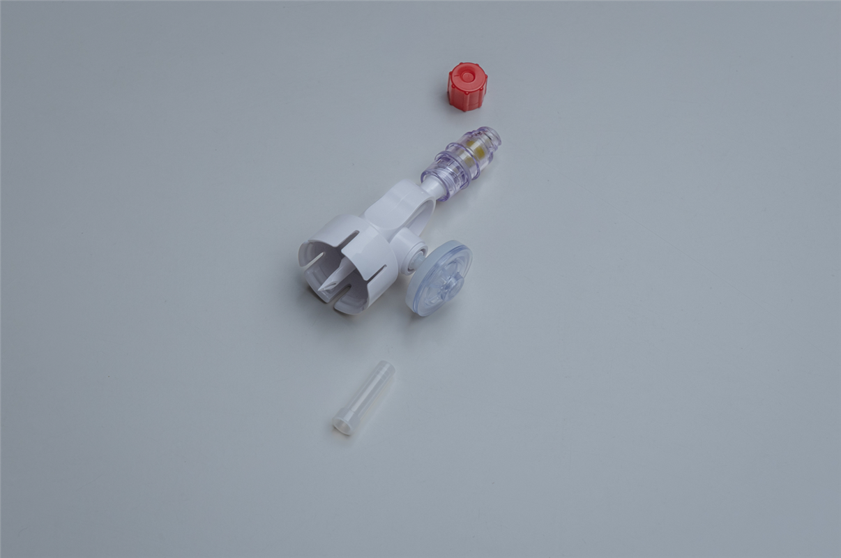 Mini spike with filter, with clamp for 20mm bottles, with Gen2® Valve