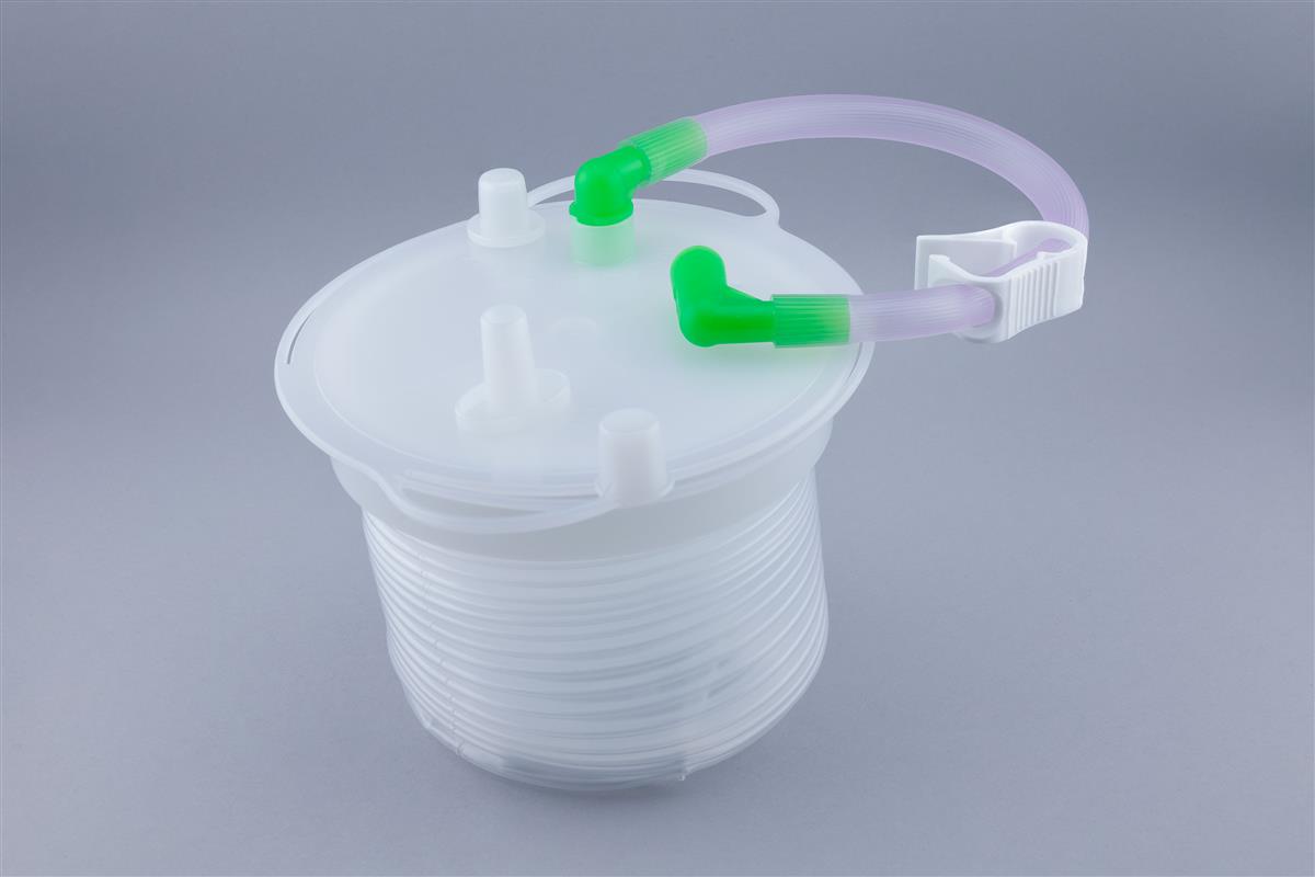 Flexible bag for aspiration of organic fluids, for series use only - 1L / 1,5L / 2L