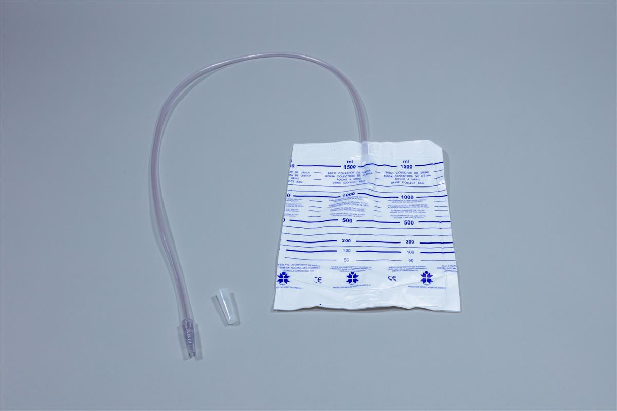 Urine collection bag with non-return valve 1500ml