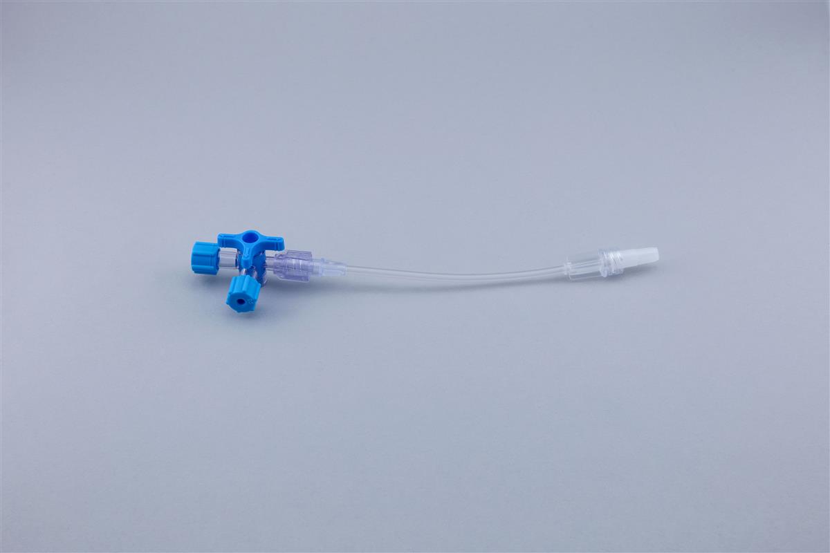 POE/PVC Extension 1.00x3.00mm, with Tap and Male Female Luer Lock