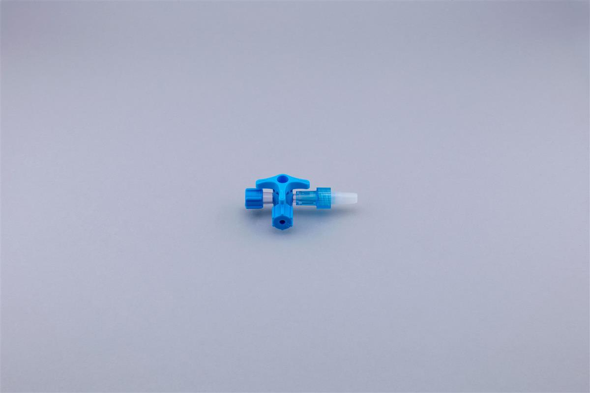 3/4 way faucet (blue)