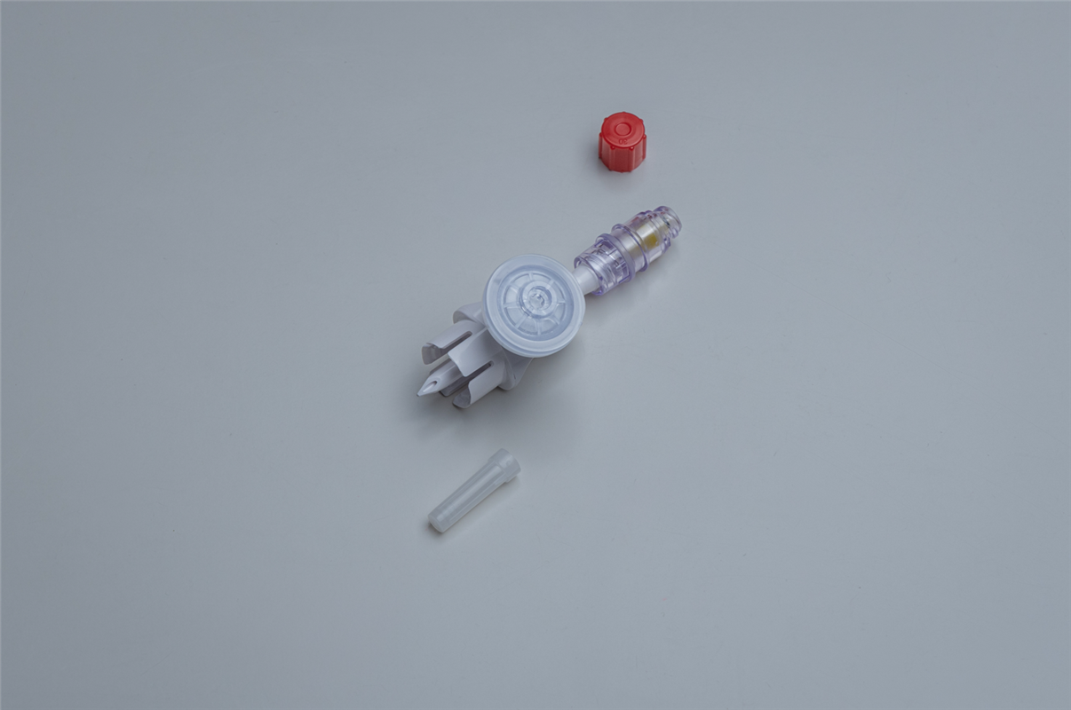 Mini spike with filter, with clamp for 13mm bottles, with Gen2® Valve