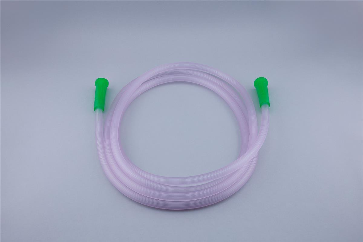 Scratched suction tube with green connectors 5mm