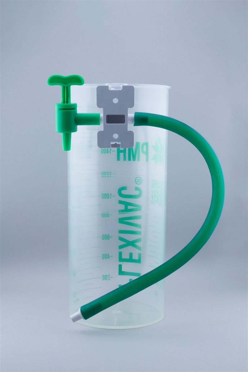 Recipiente FLEXIVAC® de 2L com Torneira e tubo