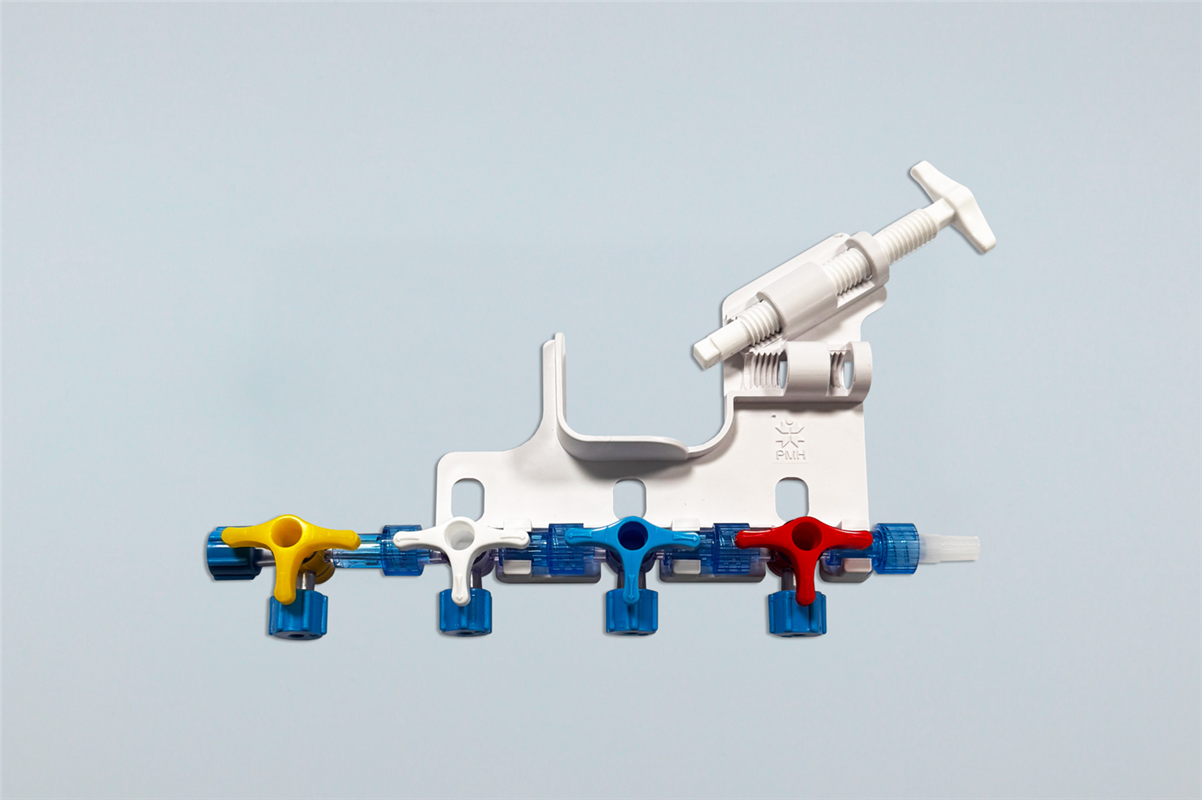 4 Multicolor Taps on Ramp Support