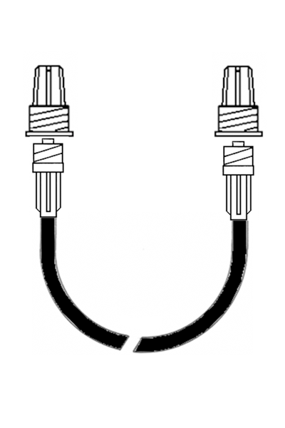 Standard Extension Opaque black Luer Lock Male Male