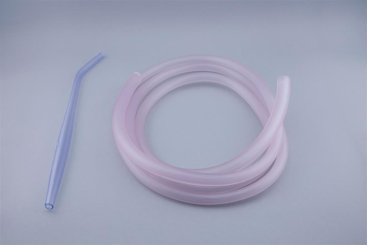 Normal Yankauer cannula with control and bubble tube