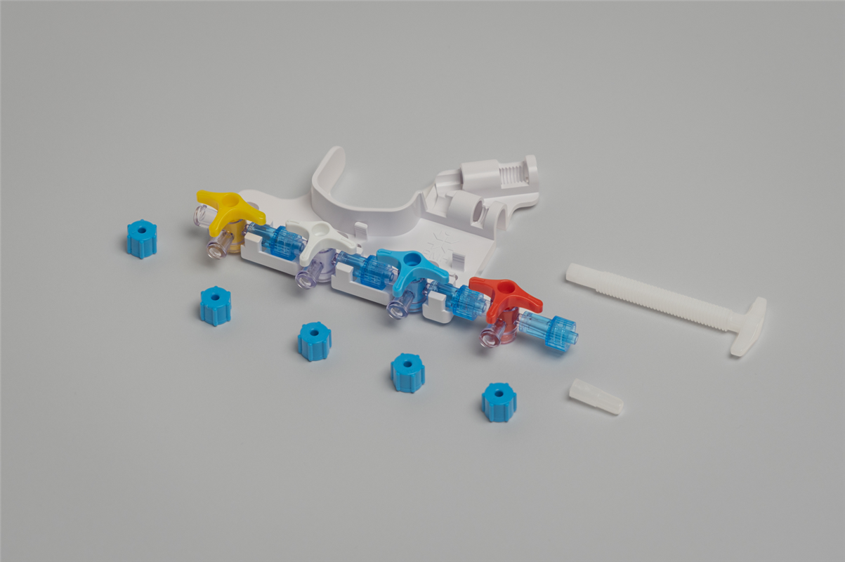 4 Multicolor Taps on Ramp Support